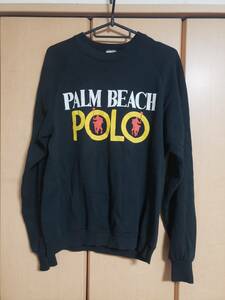 Polo ポロ スウェット トレーナー ヴィンテージ USED 黒 L (RalphLauren ラルフローレン)