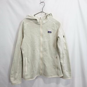 Patagonia パタゴニア フリースジャケット アウトドア アウタ― 防寒 登山 アイボリー ( レディース S ) 中古 古着 M3785