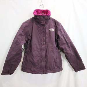 THE NORTH FACE ノースフェイス HYVENT ナイロンジャケット アウトドア キャンプ 防寒 パープル ( レディース M ) 中古 古着 M4051