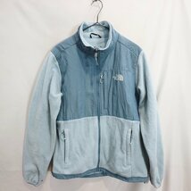 THE NORTH FACE ノースフェイス デナリジャケット フリースジャケット アウトドア ペールブルー ( レディース L ) 中古 古着 M4129_画像1