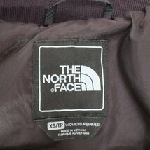 THE NORTH FACE ノースフェイス ダウンベスト アウトドア 防寒 キャンプ レイヤード レッド ( レディース XS ) 中古 古着 M4131_画像7