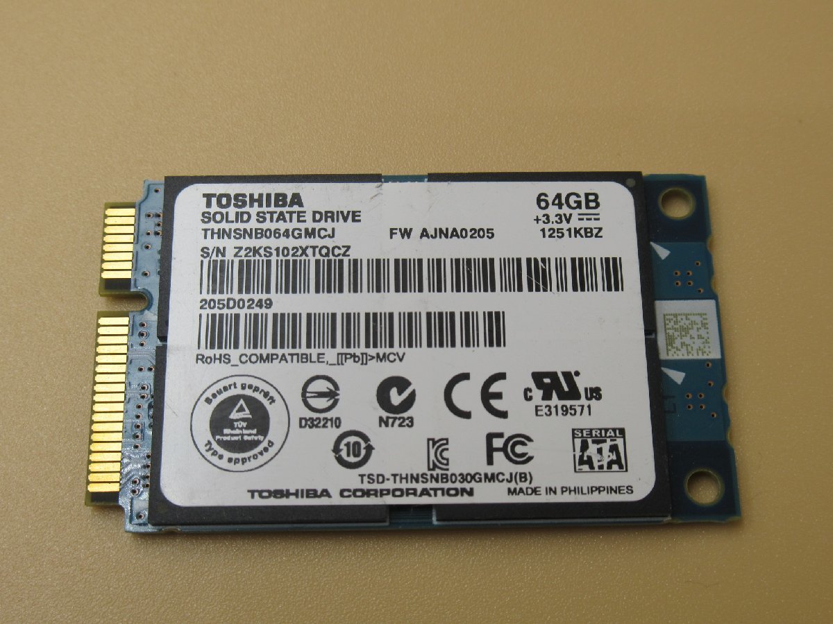 TOSHIBA THNSNB064GMCJ 64GB SSD | JChere雅虎拍卖代购