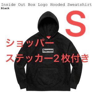 【ブラック/S】Supreme Inside Out Box Logo Hooded Sweatshirt Black Small