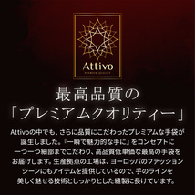 Attivo アッティーヴォ メンズ ブラック Lサイズ レザーグローブ 羊革 裏地カシミヤ スマホ対応 男性用 ATLC005M_画像2