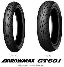 本州送料無料！　GPZ400R　新品タイヤ前後セット　ダンロップ・アローマックスGT601 100/90-16 130/90-16