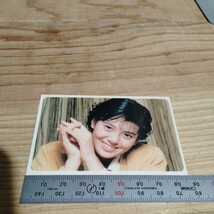 南野陽子 カード プロマイド ブロマイド 当時物 新品 カレンダー 1989年 平成元年 ファンシー 文具_画像3