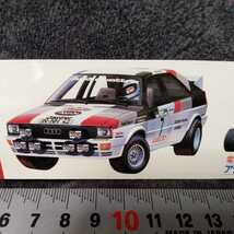 TAMIYA タミヤ ラジコン ステッカー 正規品 アウディ クアトロ AUDI QUATTRO オフロード レーシング 新品 当時物_画像2