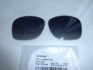 処分価格！！！！オークリー カタリスト用 カスタム偏光レンズ Polarized Lenses for Oakley Catalyst GREY GRADIENT TINT