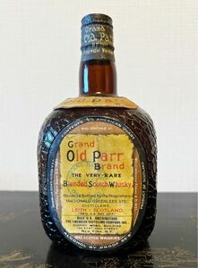 未開栓古酒1950’sオールドパースコッチウイスキーGrand Old Parr Scotch Whiskyスタンプ印有り