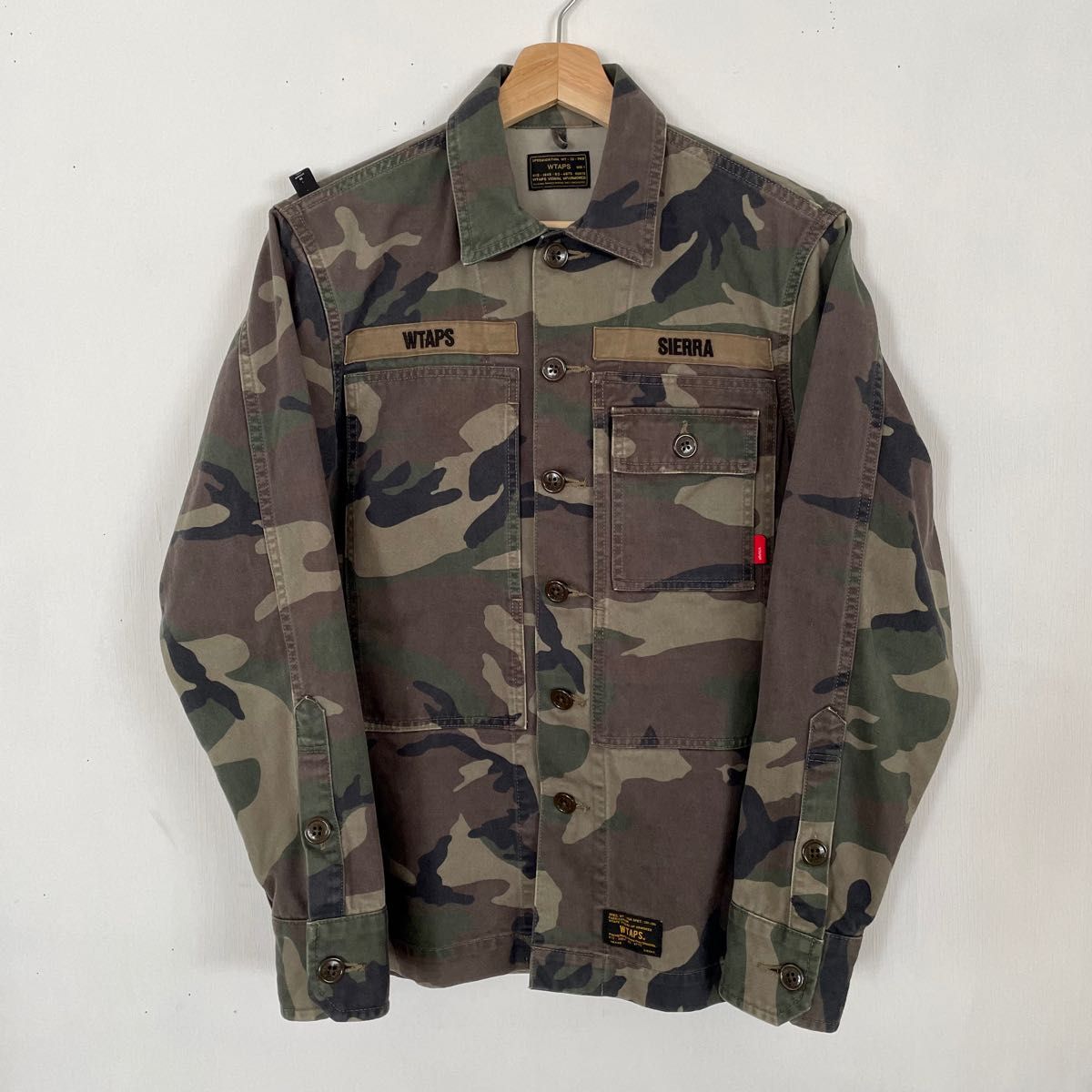 返品交換不可】 WTAPS Wtaps RIPSTOP JUNGLE 02 Huey / LS / 21SS Ctpl