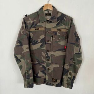 wtaps EX33 HBT LS 02 SIERRA ダブルタップス カモフラ 迷彩 ミリタリーシャツ 