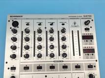 A6133○BEHRINGER ベリンガー PRO MIXER プロミキサー DJX700 コード 通電OK 【ジャンク】_画像2