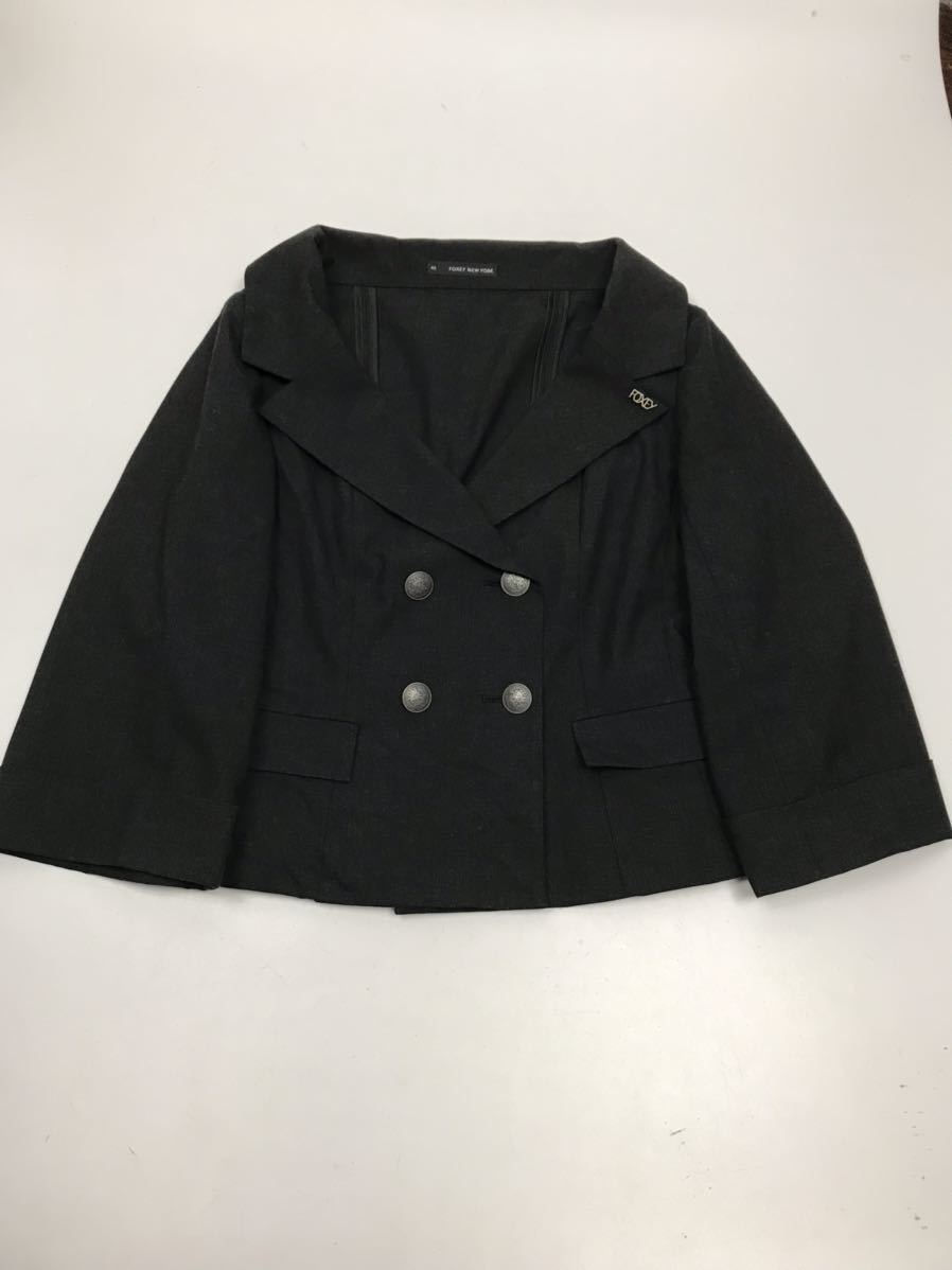 売り出し価格 2回着♡ 美品☆ FOXEY マットストレッチカーディガン 42