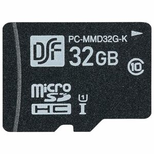 高耐久マイクロSDメモリーカード 32GB｜PC-MMD32G-K 01-3058