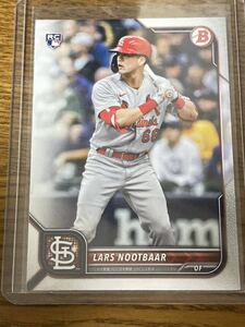 Lars Nootbaar 2022 Bowman Baseball Rookie Card RC #64 St. Louis Cardinals 2