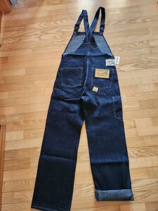 新作　送料込★東洋 SUGAR CANE シュガーケーン　SC42242 11oz BLUE DENIM OVERALLS デニム　オーバーオール　UNION MADE OVERALLS 36