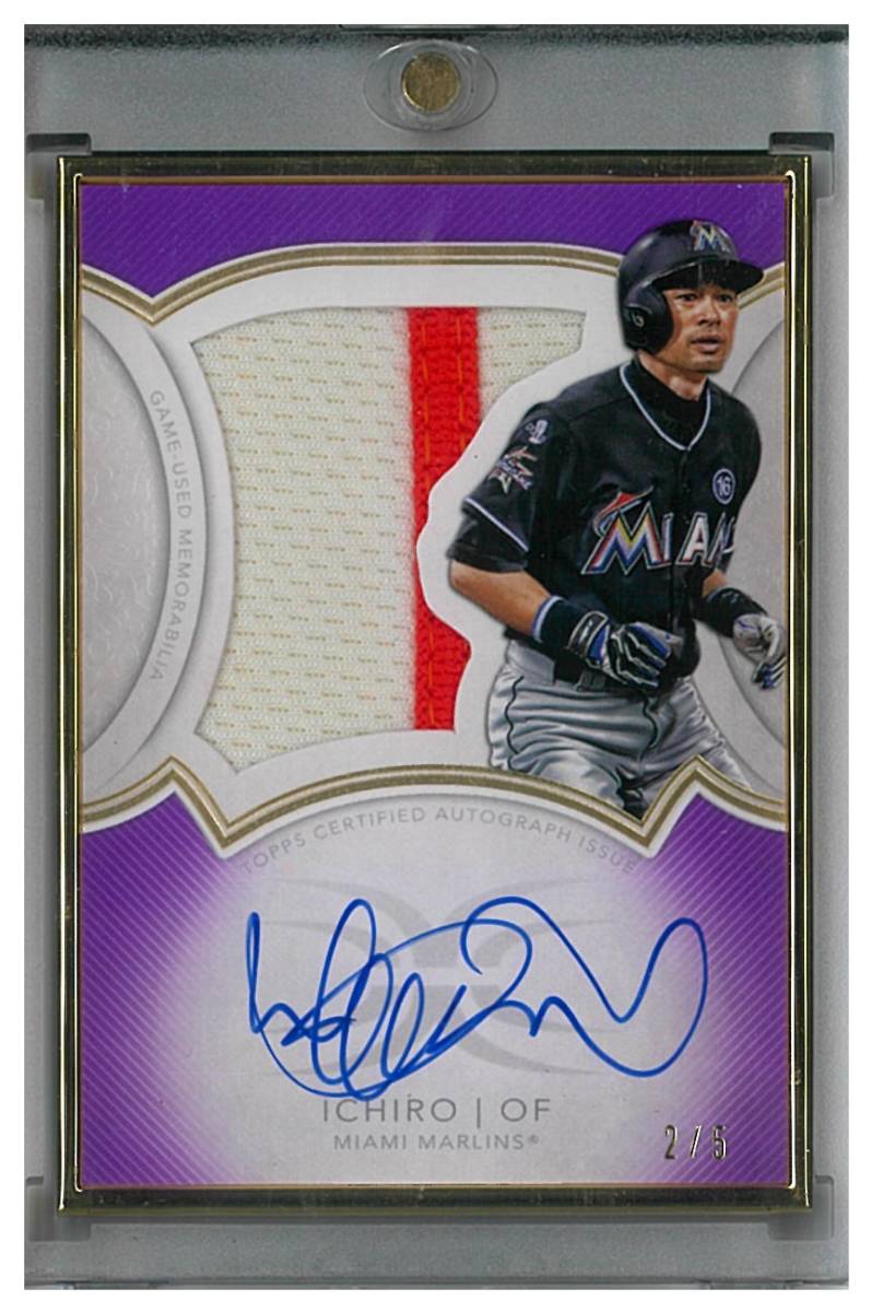 専用落札不可】MLB☆イチロー 22 Topps 15枚限定直筆サインカード-