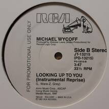 PROMO米RCA盤12インチ！白ラベル！Michael Wycoff / Looking Up To You JT-13215 B面 Instrumental Ver. Love Conquers All Free Soul MURO_画像3