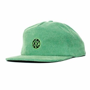 セール SALE 新品 CREATURE クリーチャー 帽子 キャップ スナップバック 5パネル トコーデュロイ トラッカー 刺繍 グリーンウォッシュ 緑