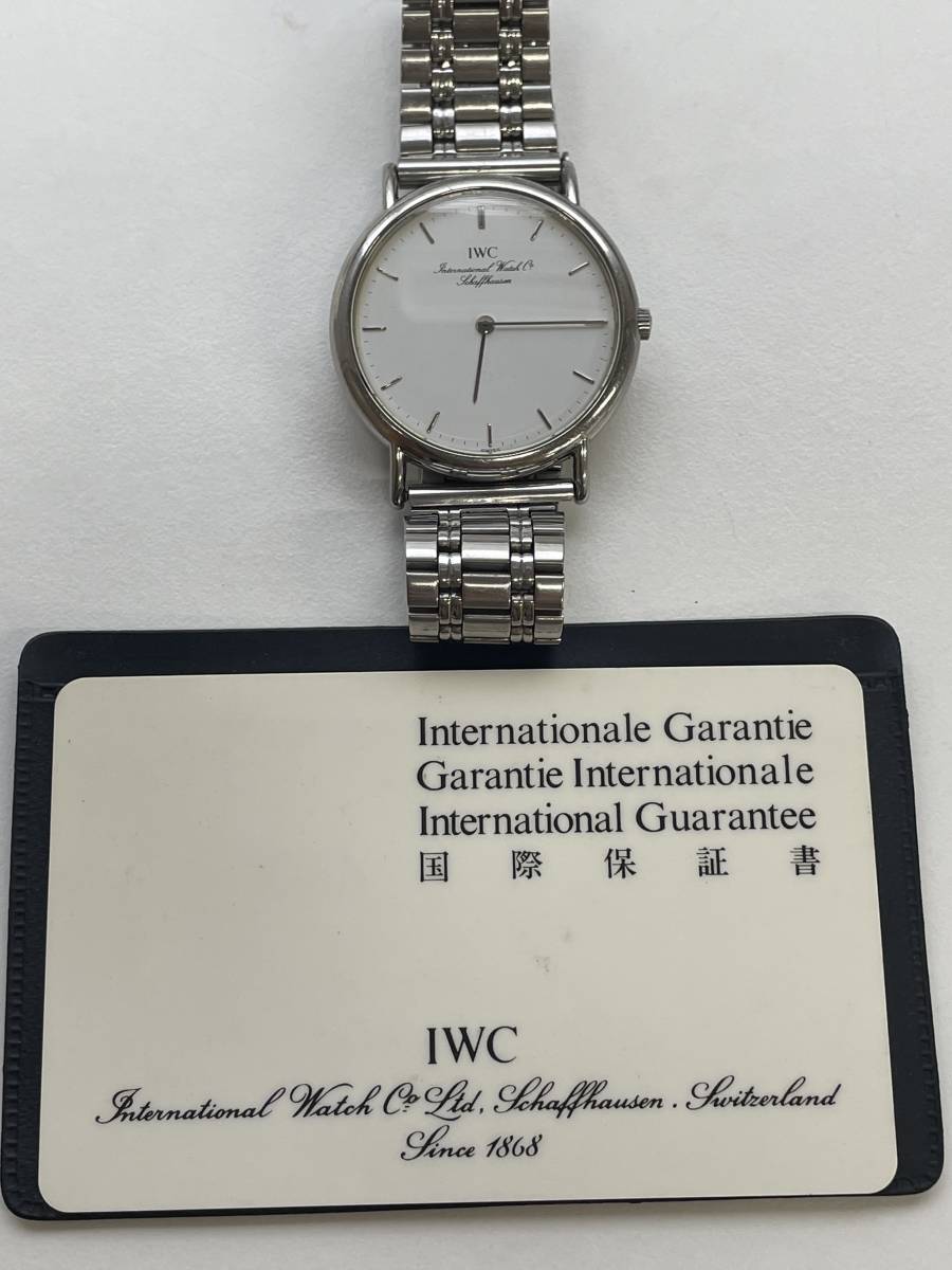 美品・稼働品】アイダブリューシー IWC プラチナ アンティーク 手巻き ...