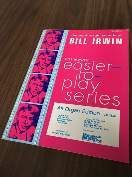 【送料無料 未使用】 BILL IRWIN 2 楽譜 オルガン マジックサウンズオブ ビル・アーウィン easier to play series