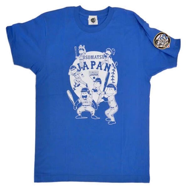 おそ松さん×侍ジャパン カラ松Tシャツ