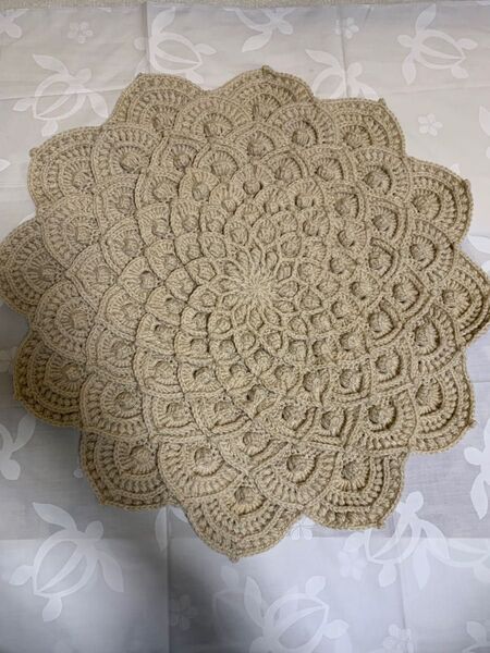 ハンドメイド☆デザインマット 花びら模様