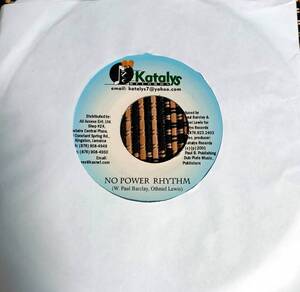 7inch DANCEHALL REGGAE GEORGE NOOKS / NO POWER ON EARTH 