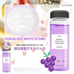 H422 eco secret 韓国　新品　Purple day パック　マウス