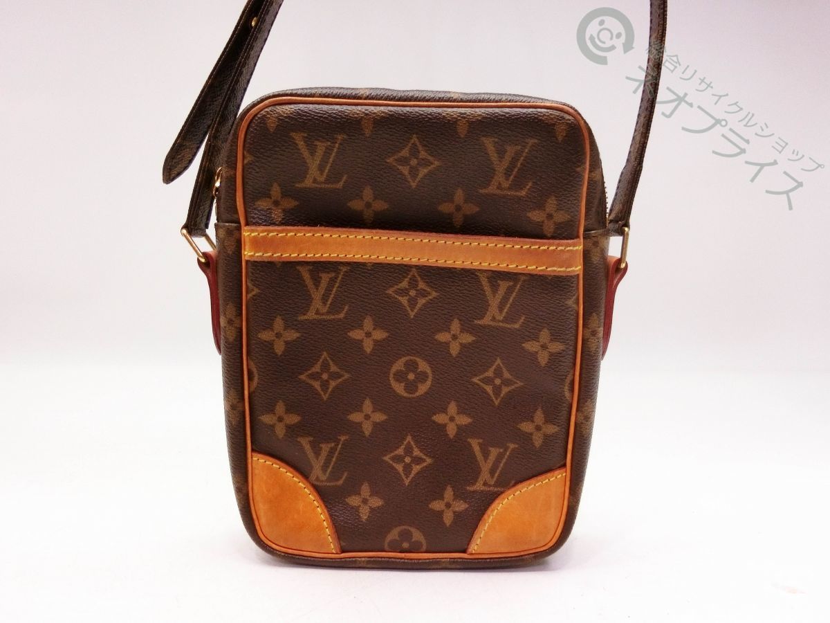 ブルー×レッド VUITTON ルイヴィトン モノグラム ダヌーブ ショルダー