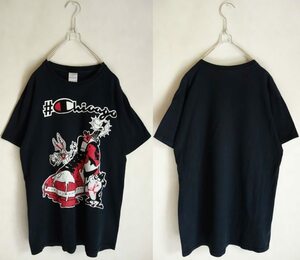 レア ☆ルーニー・テューンズ シカゴ スニーカー Tシャツ M★バックスバニー ダフィー タスマニアン・デビル GUILDAN