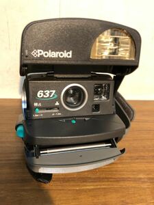  Junk Polaroid camera Polaroid 637 camera * operation verification is not possible therefore Junk as exhibiting.