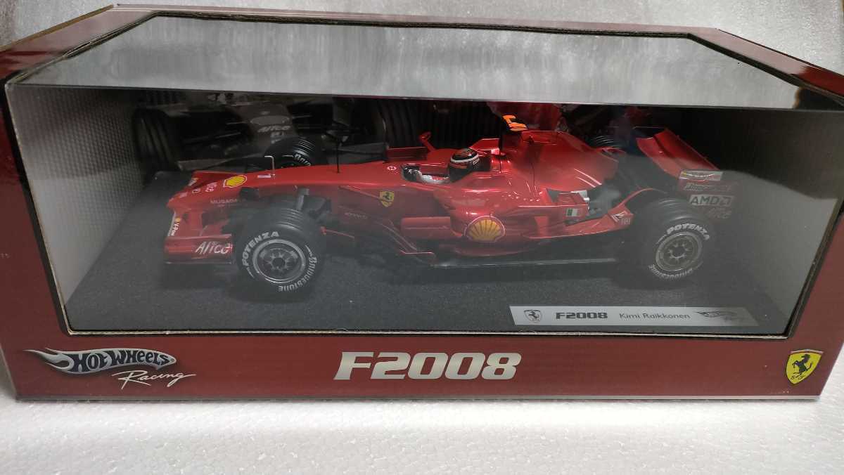 新品未開封】1/18 フェラーリF1 F2008 キミ・ライコネン-