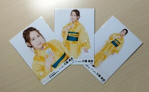 A04【SKE48・AKB48】大場美奈①　３枚セット(全３枚)　生写真