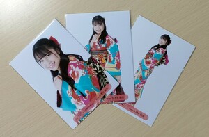 A06【HKT48・AKB48】清水梨央①　３枚セット(全３枚)　生写真