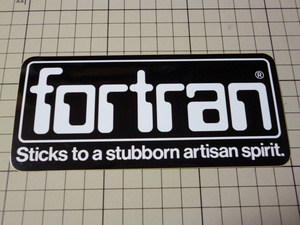 fortran ステッカー 当時物 です(150×68mm) フォートラン ホイール