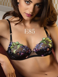 E85☆リズ シャルメル　Lise Charmel　Flora Aura　 フルカップブラ　フランス高級下着