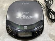 ソニー カーディスクマン SONY CAR Discman ESP D-848K リモコン スタンド シガーソケット電源 CD カセット 電源確認済み_画像2