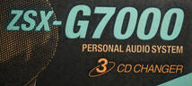 133 倉庫整理 未開封 新品 SONY ZSX-G7000 3CD changer 美品_画像3
