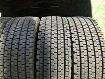 □TP046□275/70R22.5 148/145J　BRIDGESTONE　W900【2017年製/SNOWバリ山】9本セット_画像4