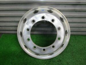  Fuso large car Super Great QKG-FP54VDR aluminium wheel 22.5 -inch 8.25 162 10 hole 1 pcs polish ALCOA -5- WWW TTT /39386