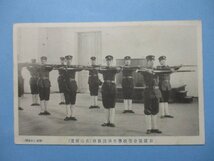 b4037日露協会学校学生執銃教練（在哈爾濱）絵葉書_画像1