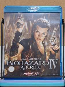 バイオハザードⅣ アフターライフ # ミラ・ジョヴォヴィッチ セル版 中古 ブルーレイ Blu-ray + DVD 2枚組