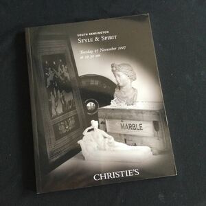 Christie’s オークション　カタログ　洋書　家具　彫刻　置物　装飾品 クリスティーズ　英語　本　机　椅子　時計　絵画