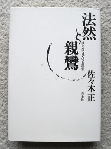 法然と親鸞 はじめて見たつる思想 (青土社) 佐々木 正