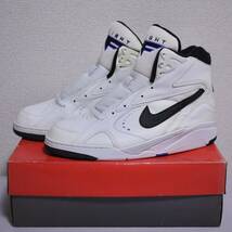 “Dead Stock” 1993年製 Original NIKE AIR SONIC FLIGHT SL HIGH US10 28cm オリジナル ナイキ エア ソニック フライト OG 930026-101_画像1