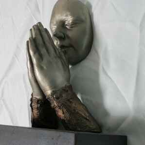 祈り 拝みオブジェ 美術 彫刻 インテリア ディスプレー アート 西洋 置物 小物 ビンテージ アンティークの画像1