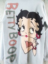 003c78◆90sヴィンテージ◆BETTY BOOP ベティブープ ベティちゃん ハイネック ウールニットセーター/ジャケット/シャツ/レディース古着_画像3