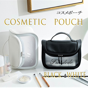  cosme pouch make-up pouch clear pouch handy back travel pouch small articles pouch cosmetics back amenity - back black 