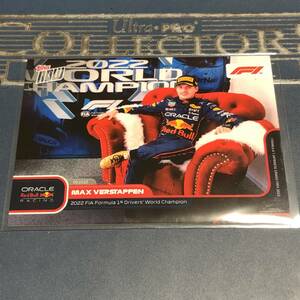 2022 F1 Topps Now　Max Verstappen Red Bull 2022 FIA Formula 1 Drivers' World Champion カード　即決